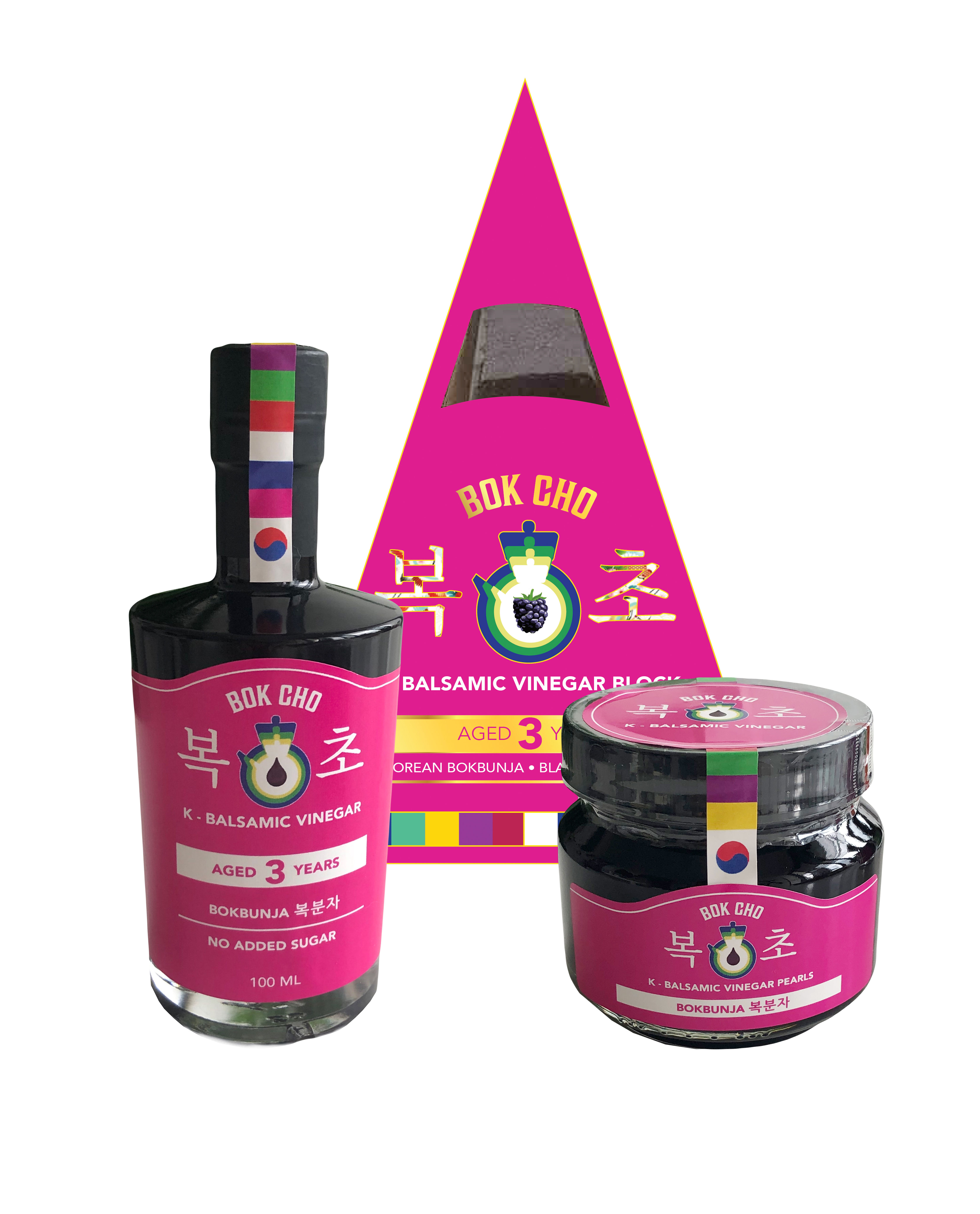 Bok Cho Bokbunja Balsamic Vinegar Set