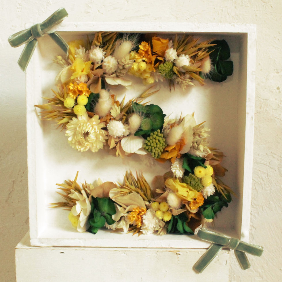 Miniatura: Letra en caja de madera