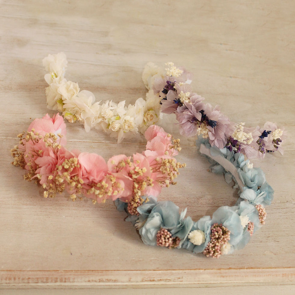 Miniatura: DIADEMA Hortensias