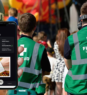 vakthold og hjelpekorps på festival