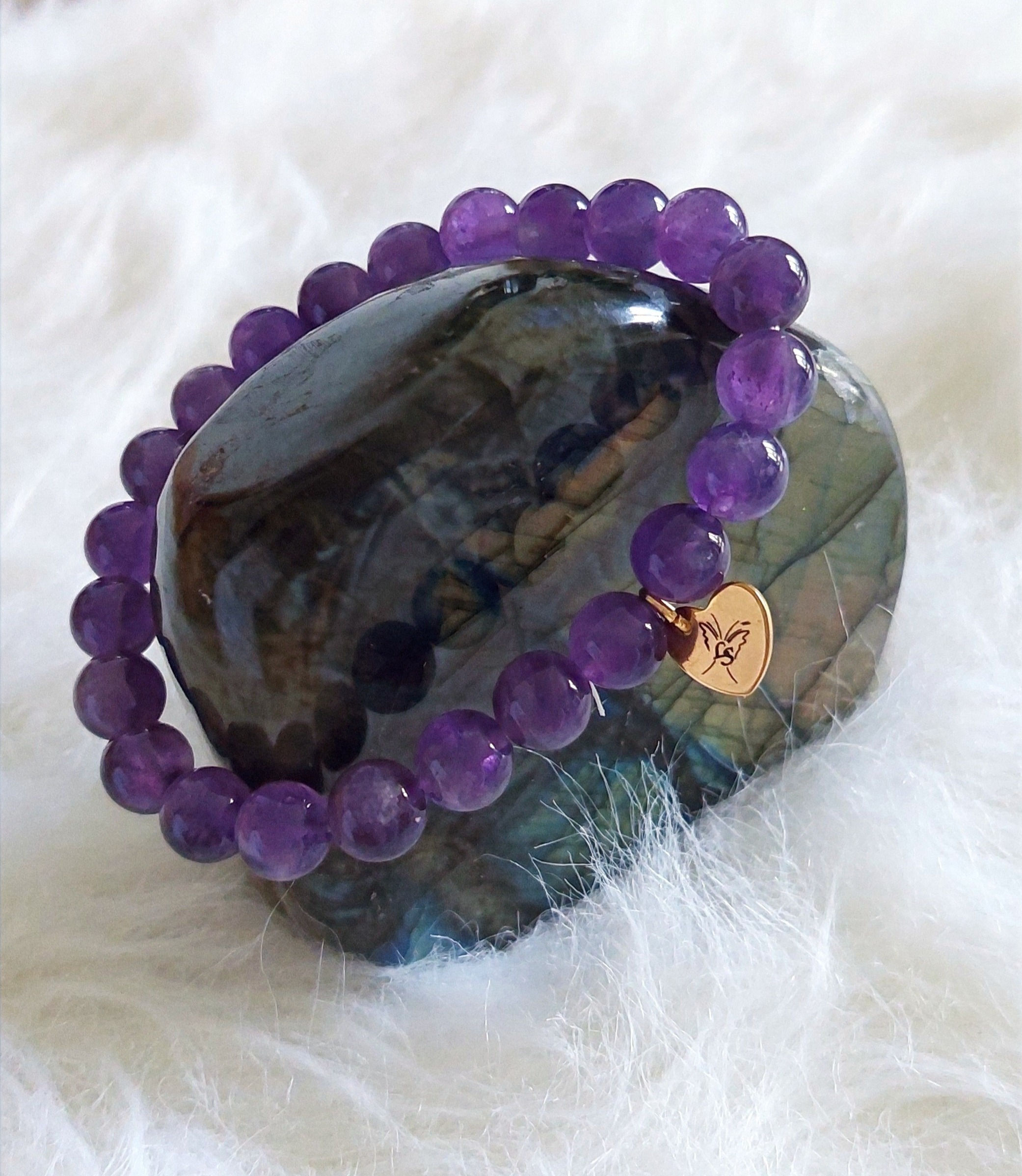 Bracelet Améthyste Sérénité - Intuition - Spiritualité