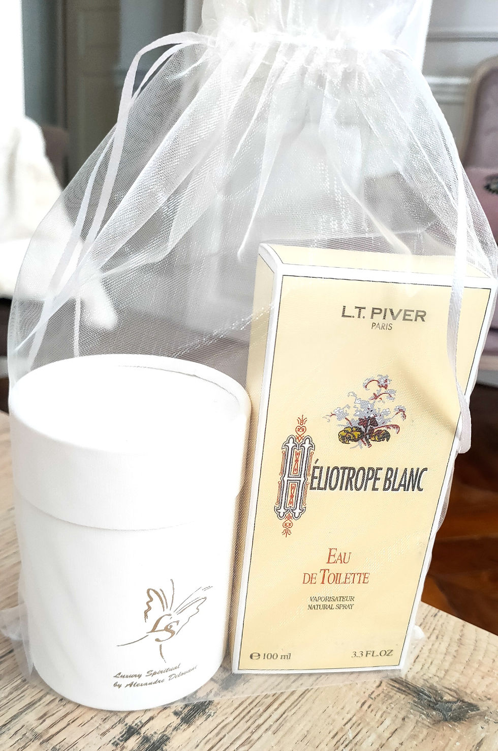 Thumbnail: Coffret cadeau Bougie L'S + Parfum Héliotrope
