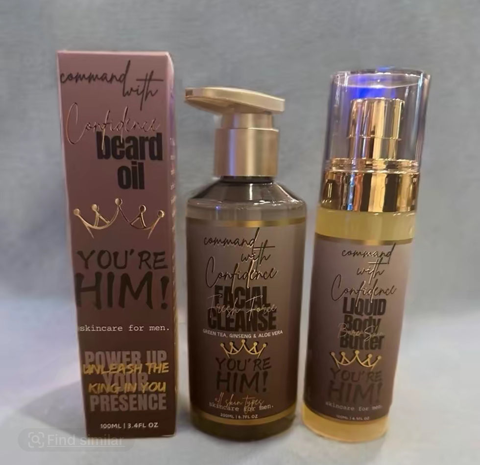 Thumbnail: “You’re Him” 3pc set: Face wash, beard oil & liquid Body butter