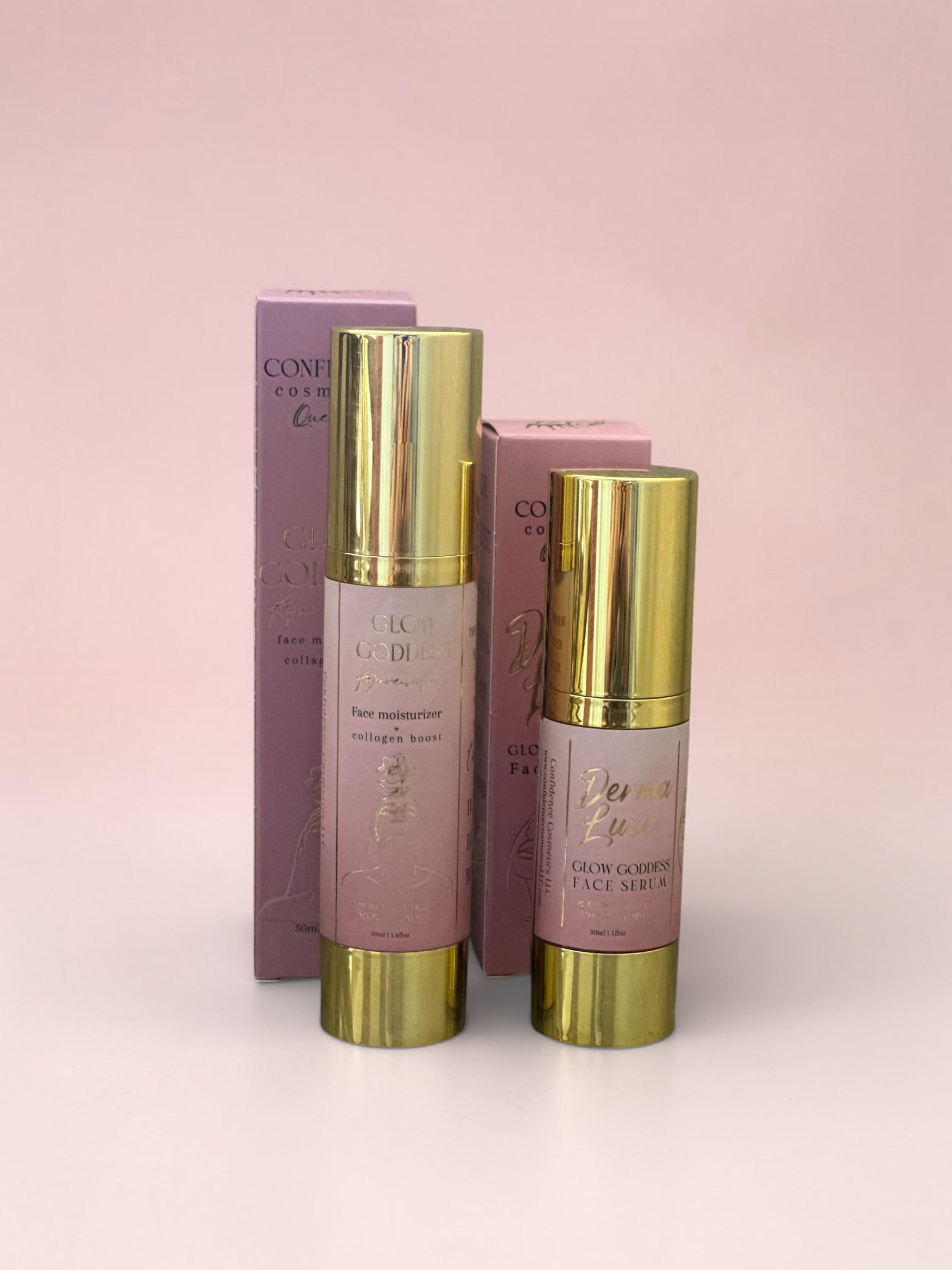 2pc Glow Goddess Duo Serum + Face Moisturizer 
