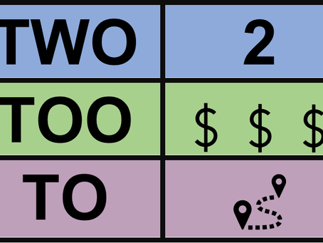 Two, Too, or To?
