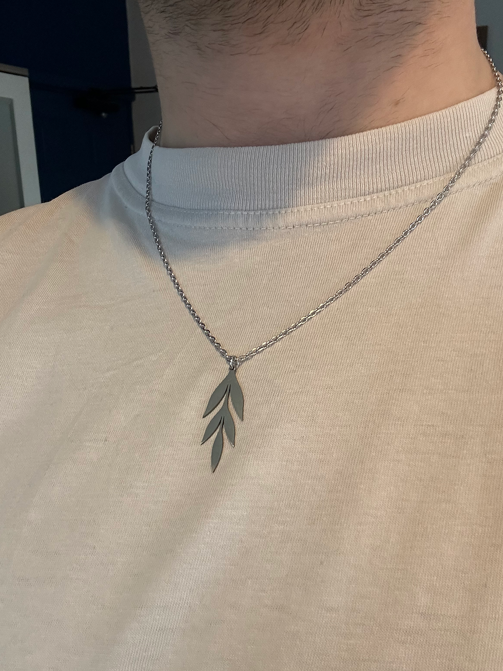 Thumbnail: Leafy Drop Necklace