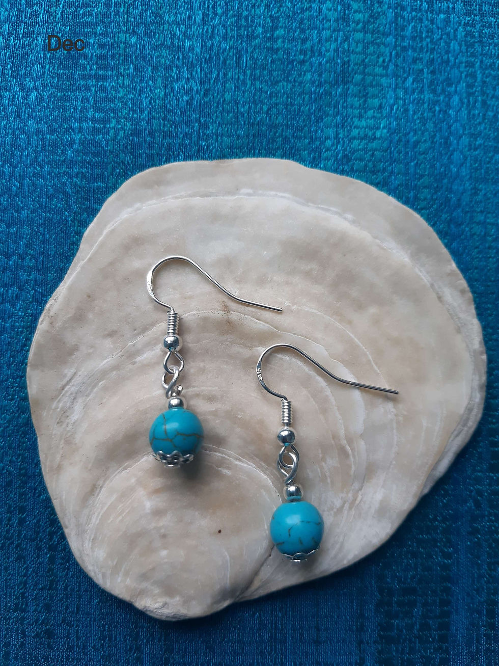 Birthstone of the Month Drop Earrings