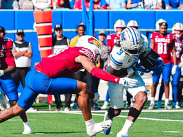 Blue Raiders Fall 55-0 at Kansas in Final Non-Conference Game