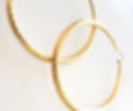 14K Gold Plated Diamond Cut Extra Glam Hollow Hoops