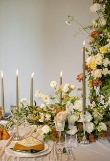 Design-led tablescape with soft tones and curated, intentional styling