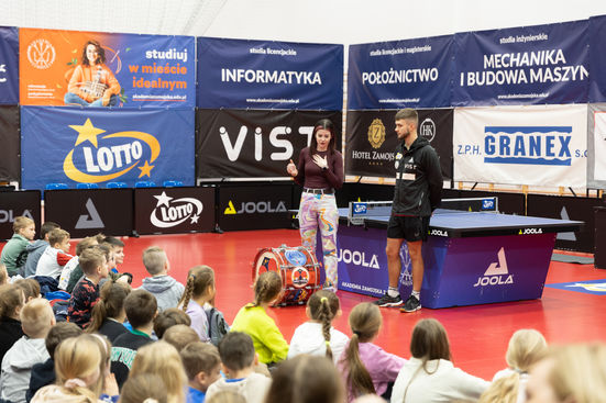 Spotkanie z Mistrzem Tenisa Stołowego w Akademii Zamojskiej ! 