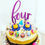 Thumbnail: Glitter Card Age Laser Cut Cake Topper