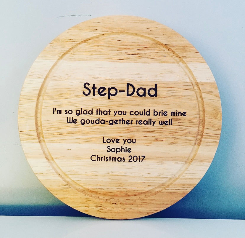 Thumbnail: Personalised Engraved Cheeseboard Serving Set Gift