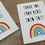 Thumbnail: A5 Laser Cut Rainbow Teacher Card Personalised