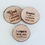 Thumbnail: Personalised Engraved Wooden Tree Slice Coaster