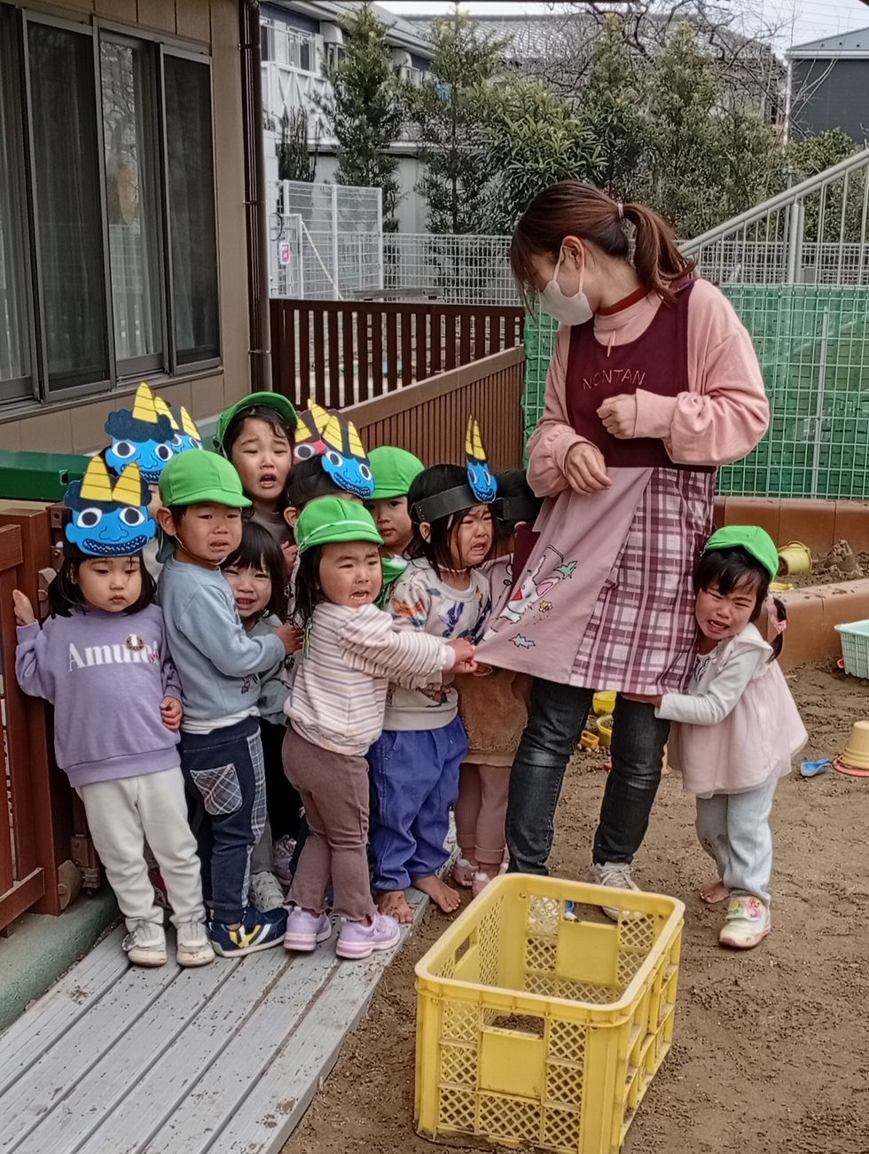 「鬼は外～！！！」
