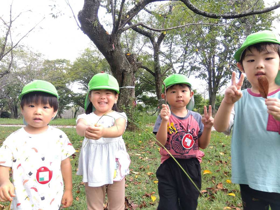 園外保育に行ってきたり