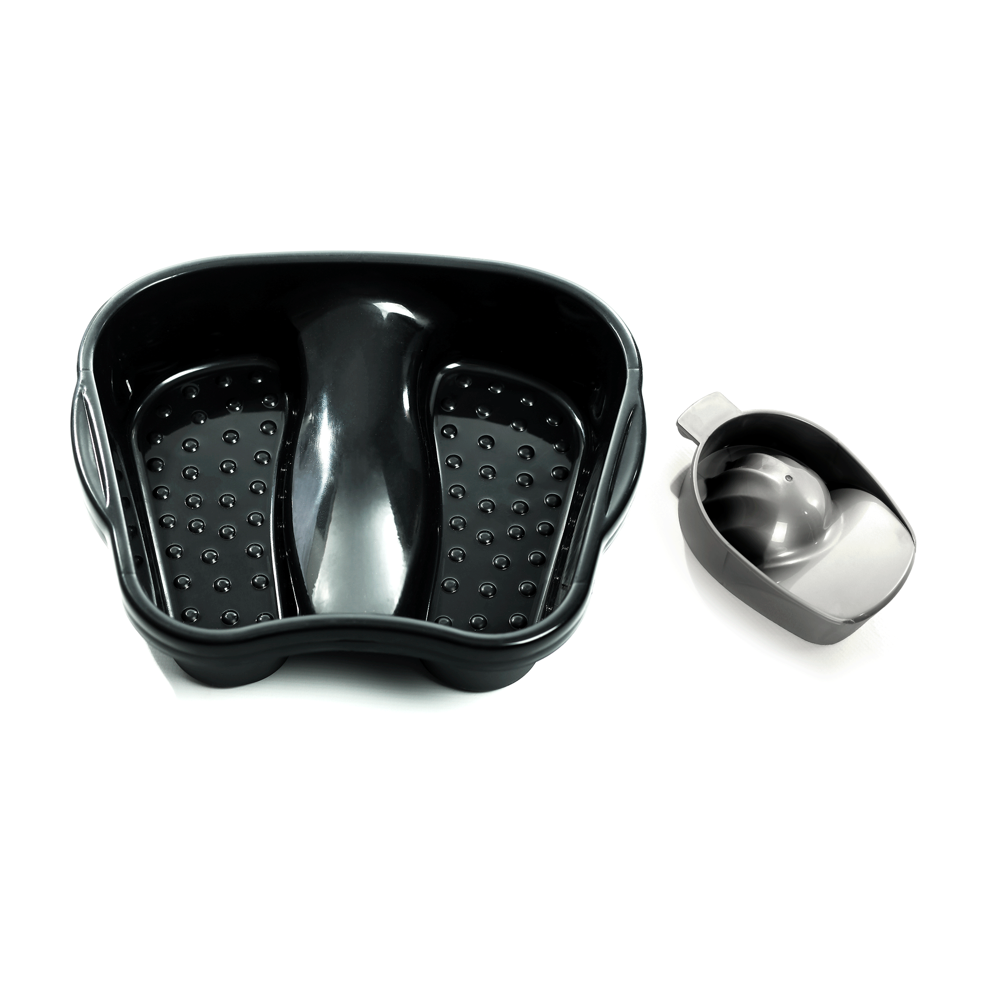 Kit Manicure/Pedicure: 1 Tigela Anatômica Para Mãos + 1 Bacia Para Pés Grande