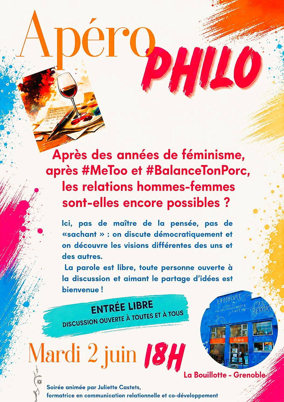 Apéro philo avec Juliette !