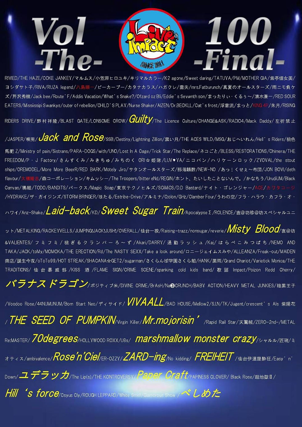 Live Impact Vol.100 ~The Final~