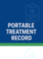 Portable Treatment Record Cover sheet