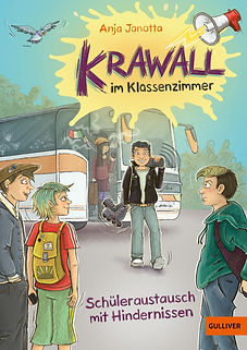 Krawall im Klassenzimmer Band 2 Illustration von Julia Weinmann Text von anja Janotta