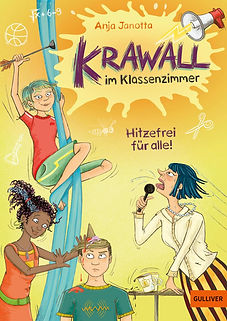 Illustration Julia Weinmann Krawall im Klassenzimmer Band 1 Autorin Anja Janotta