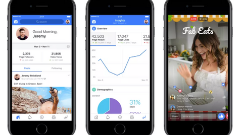 Facebook made an app just for video creators