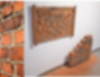 Crushed walls and remains