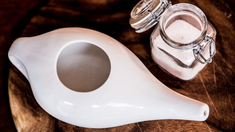 Jala neti lavage nez allergies printemps ayurveda
