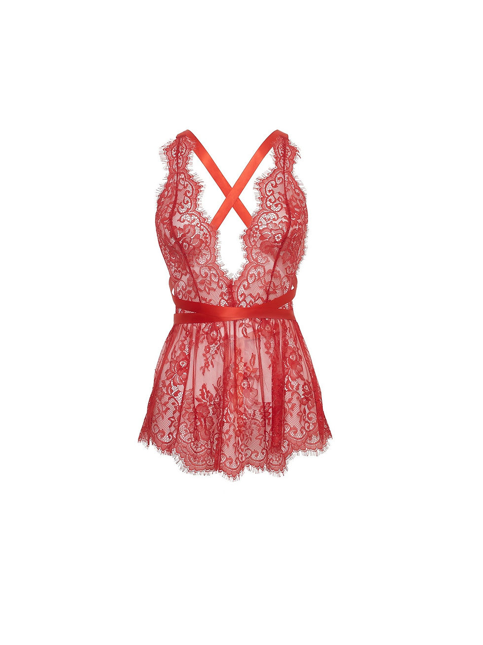 Thumbnail: Oh La La Cheri Brea Lace Romper