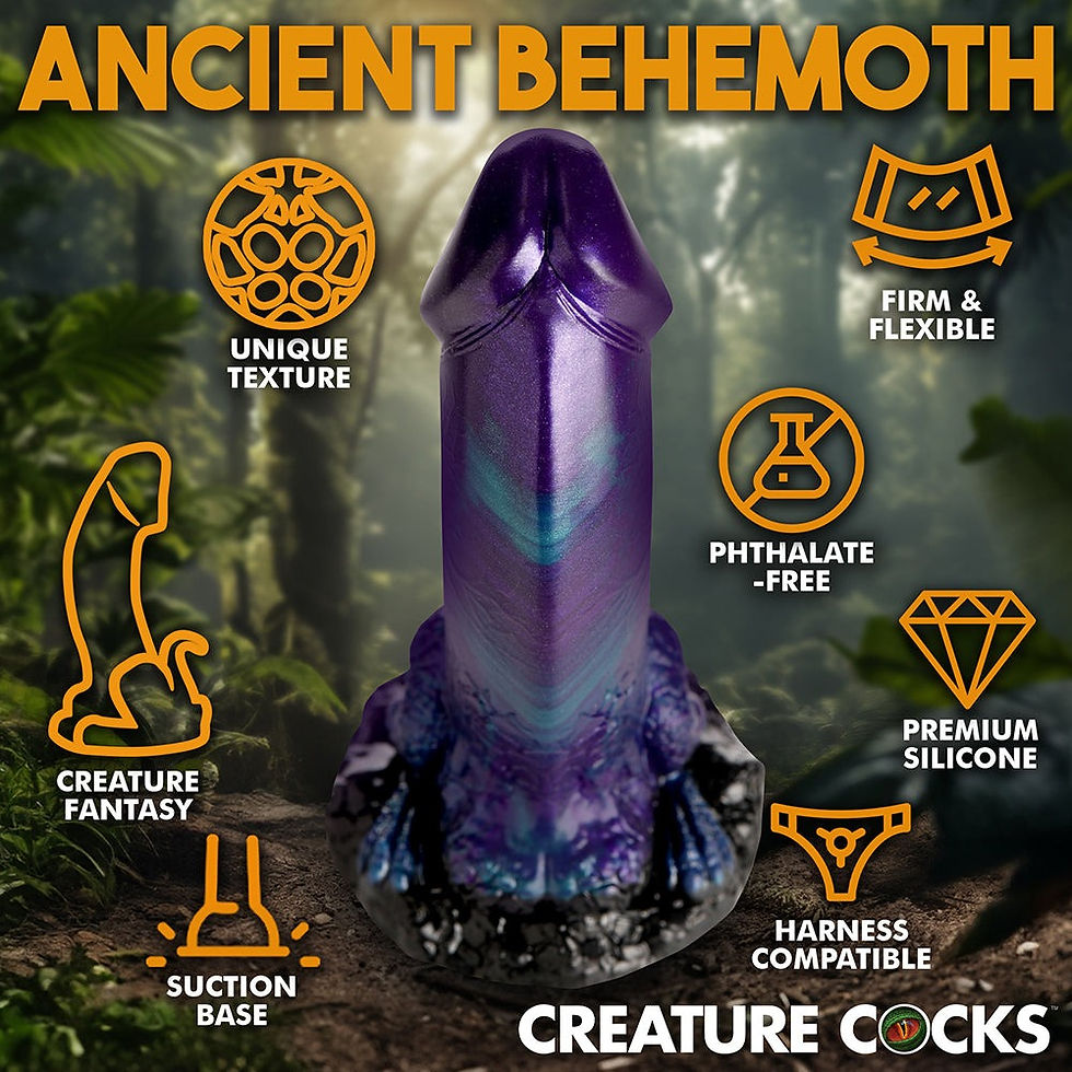 Thumbnail: Creature Cocks Dino Dick Dinosaur Silicone Dildo