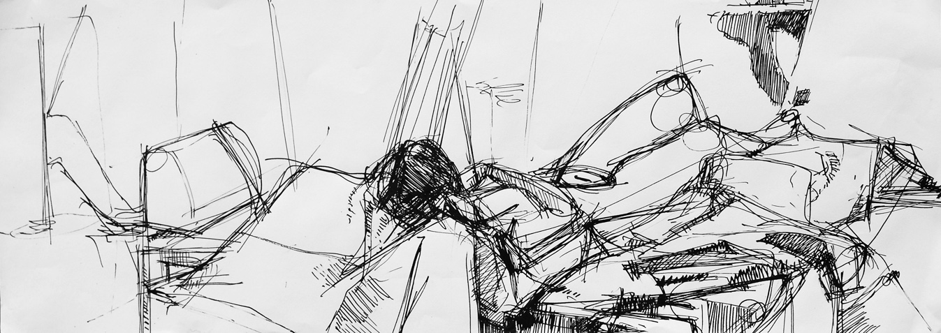 Lyles_reclining figure in ink_Ink on Pap
