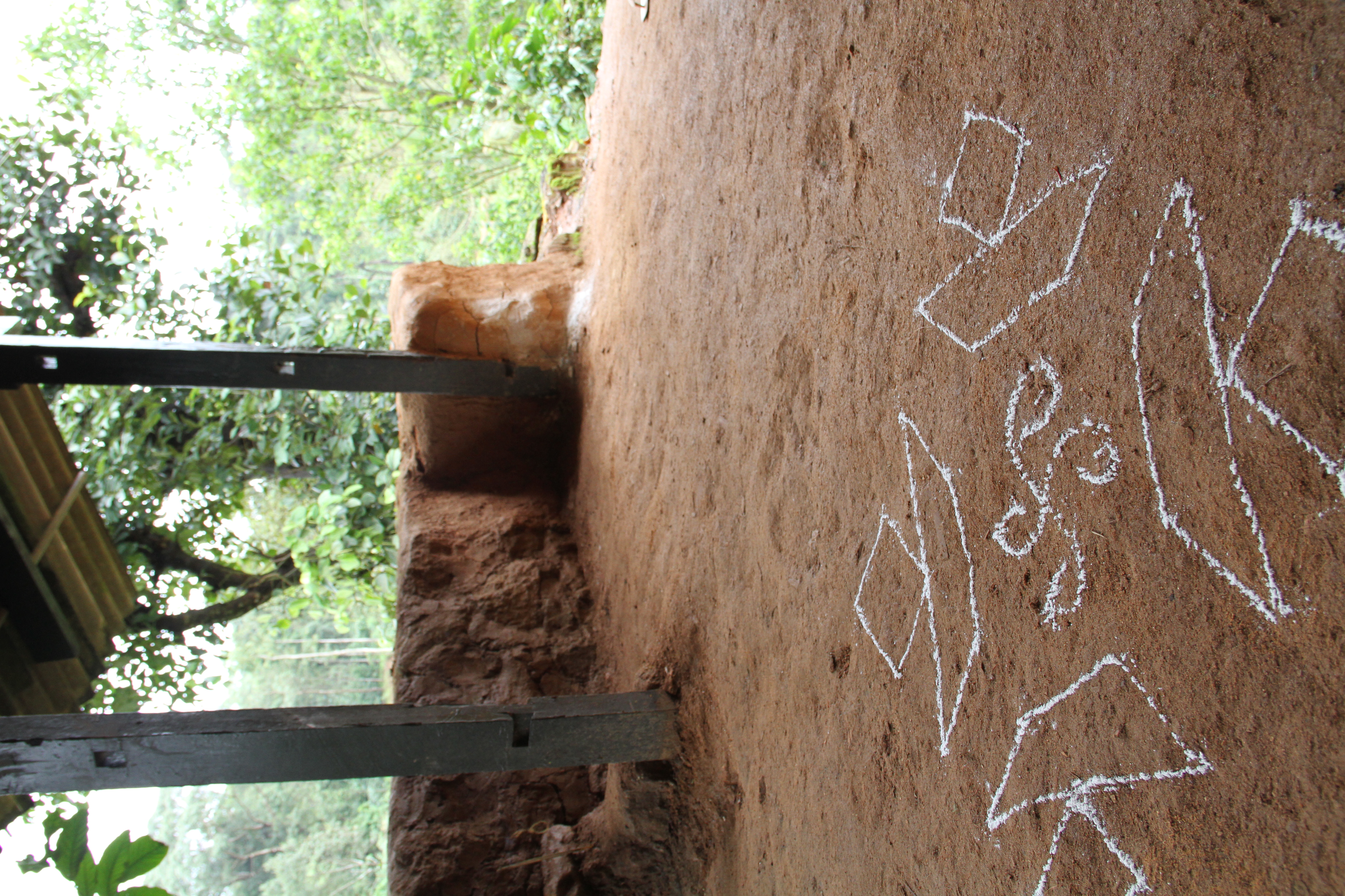 Rangoli at the Farmer's Home