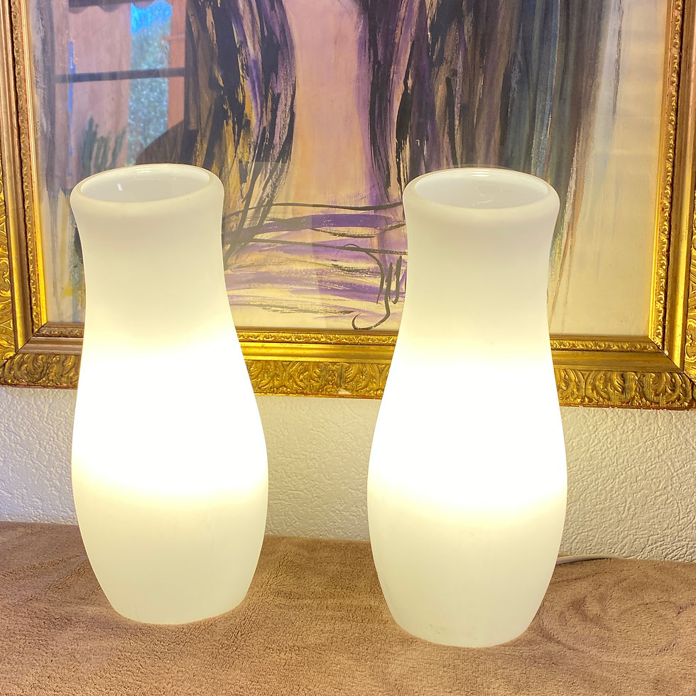 Paire de lampes Mylonit Ikea années 90 vintage