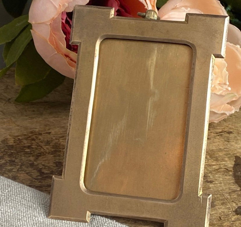 Cadre ancien en bronze 