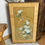 Miniature : Peinture vintage asiatique , encadrement bambou 