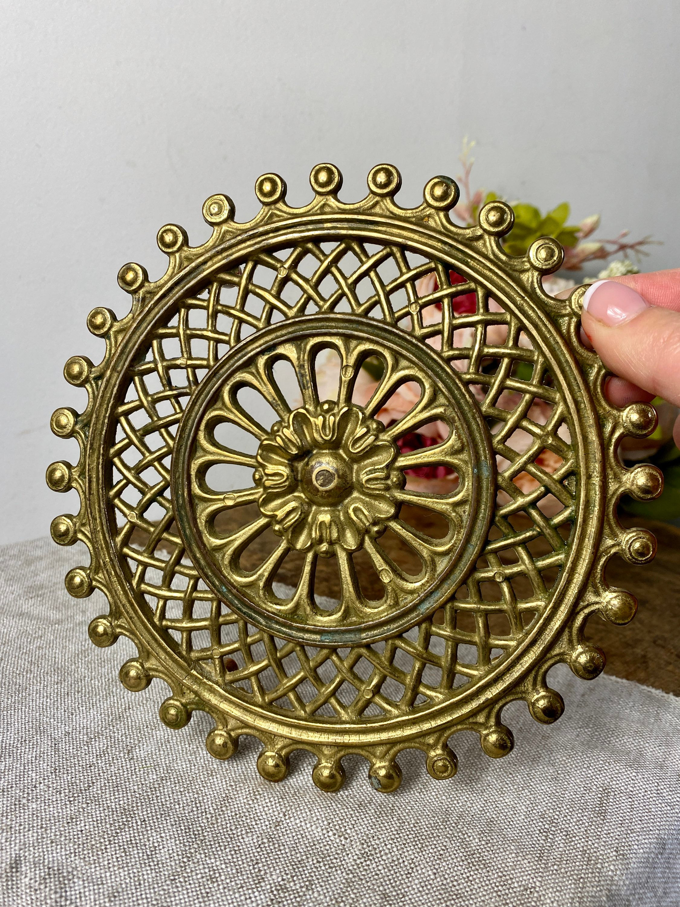 Dessous de plat en laiton 