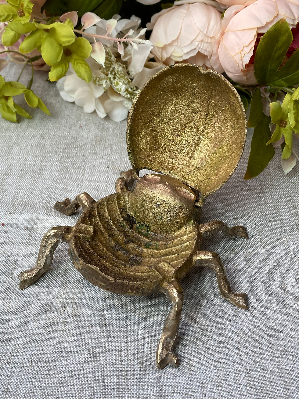 Miniature : Cendrier coccinelle en bronze années 60