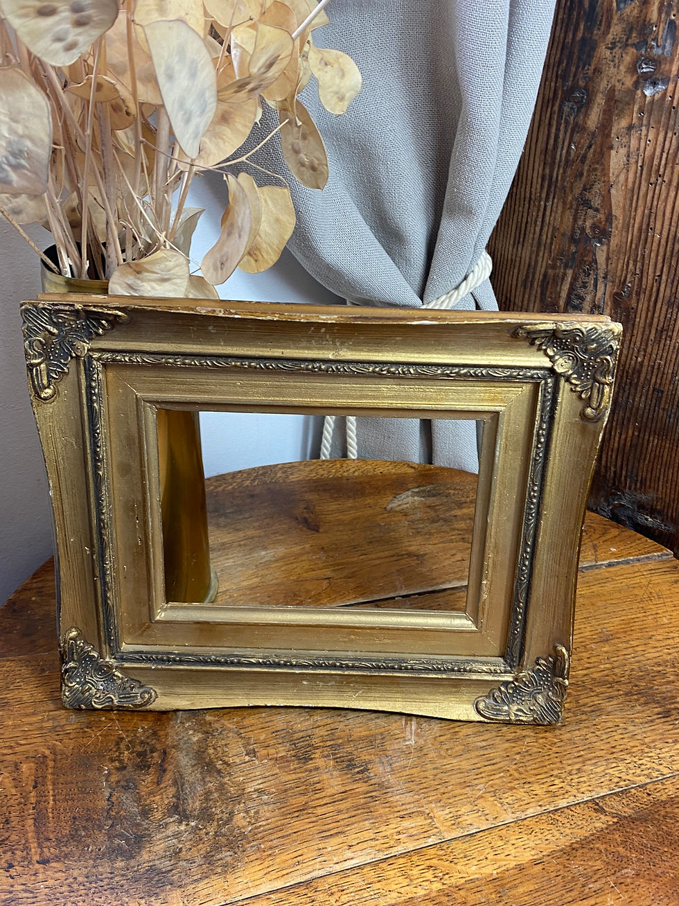 Miniature : Cadre en bois doré 