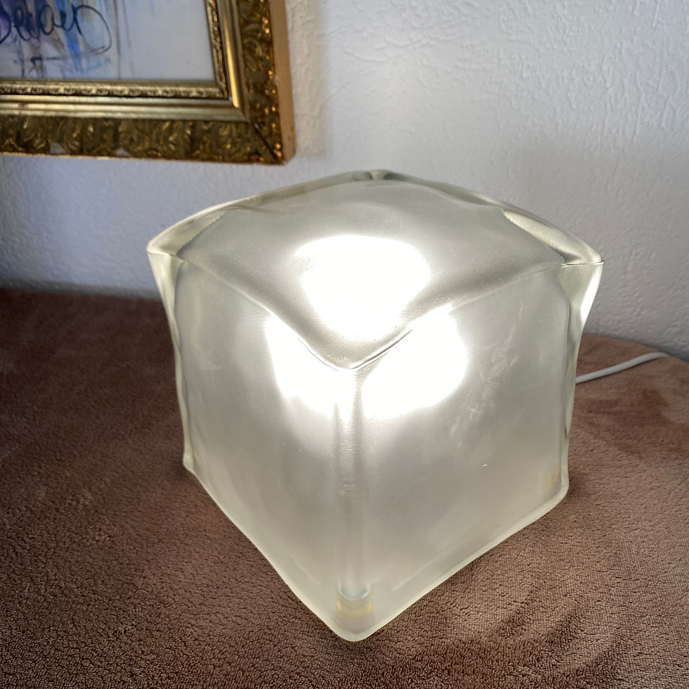 Lampe glaçons Iviken Ikea 1990 vintage