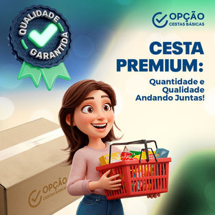 Cesta Premium: quantidade e qualidade andando juntas!