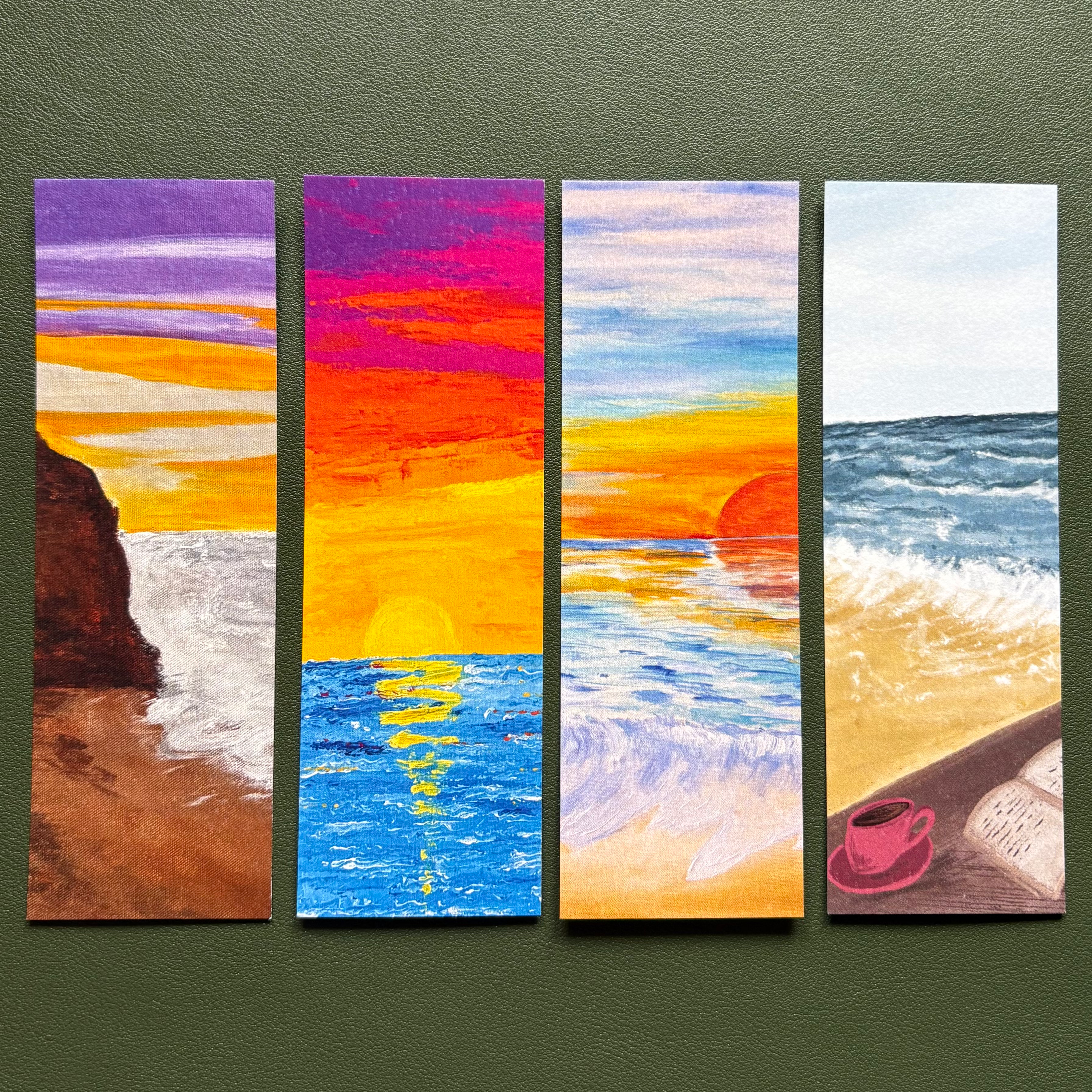 Seascape Serenity – Bookmarks (Set of 4)