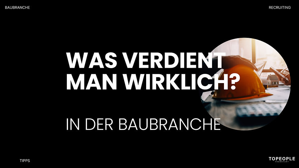Auslöse, Zulagen, Übertarifliches — was am Monatsende wirklich in der Baubranche ankommt