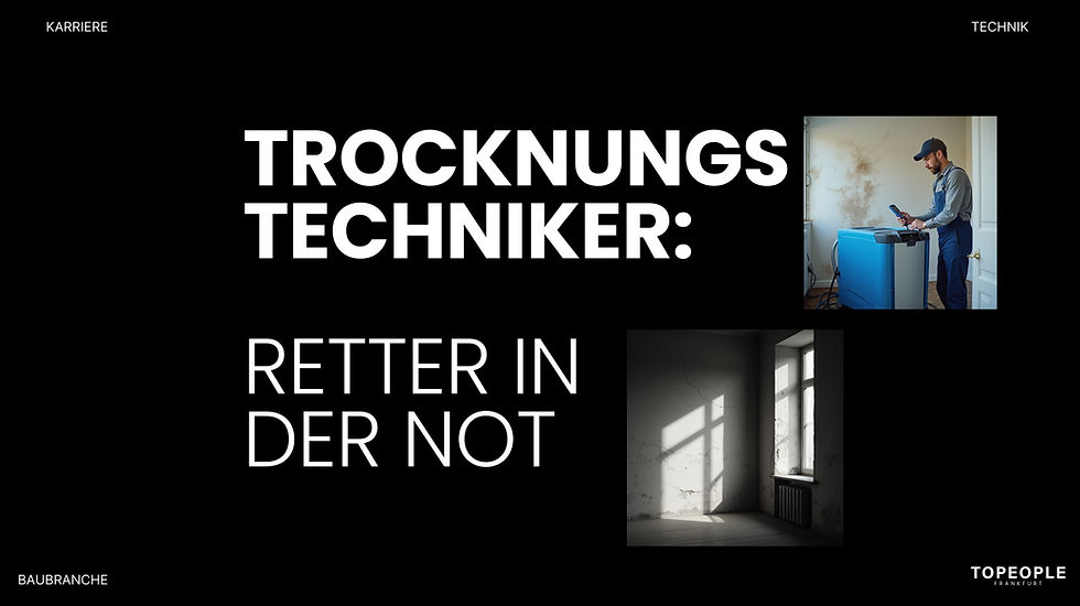 trocknungstechniker jobs