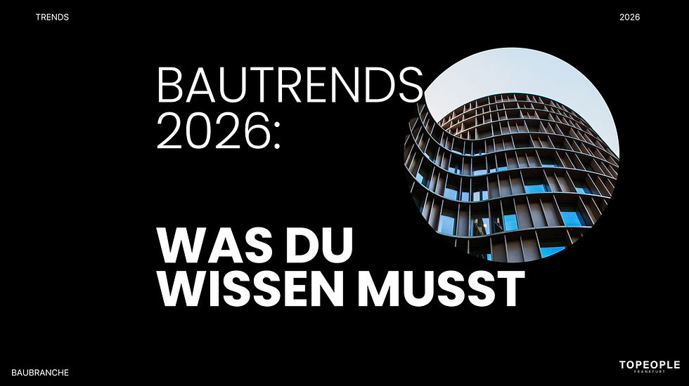 Bautrends 2026: Was die Zukunft der Baubranche wirklich bewegt