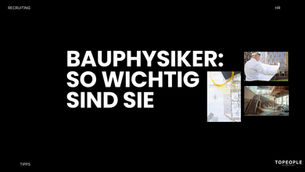 Bauphysiker finden im Unternehmen: Warum diese Schlüsselrolle zum Engpass wird