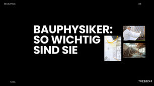 Bauphysiker finden im Unternehmen: Warum diese Schlüsselrolle zum Engpass wird