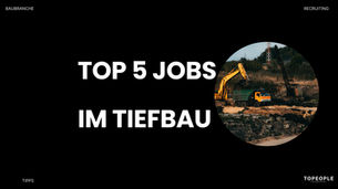Die 5 bestbezahlten Jobs im Tiefbau