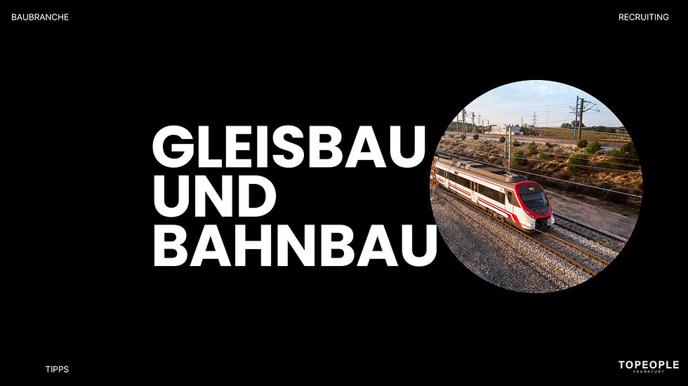 Gleisbau oder Bahnbau: Unterschiede, Berufe und Gehälter im Vergleich